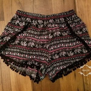 Aztec Design Shorts
